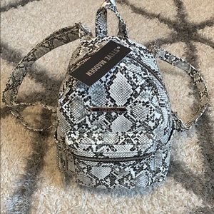 Mini Backpack Snake Skin